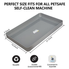 Odour and stain resistant cat litter tray keeps living areas fresher