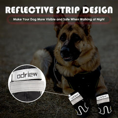 ODRIEW dog-shoes size chart dimensions guides selecting a snug fit for paw protection.