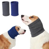 ODSSDAPU No Shake Ear Wraps front view for dogs offering calming noise protection.