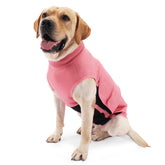 ODSSTAIPS dog anxiety vest pink front view for calming thunderstorms
