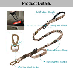 OEBEESA Tactical Collar with three patches for customizable style