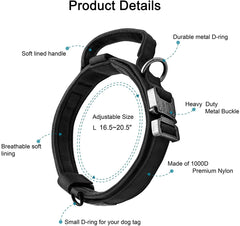 OEBEESA dog leash with 360-degree rotating carabiner for tangle-free walks.