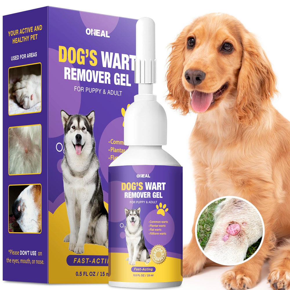 OHEAL dog wart remover application cap shows easy at-home treatment for warts and skin tags