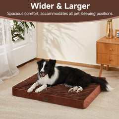 OhGeni orthopedic bed side profile highlights deep sleep surface for easier lounging