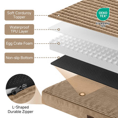 OhGeni reinforced stitching along edges enhances durability during washing.