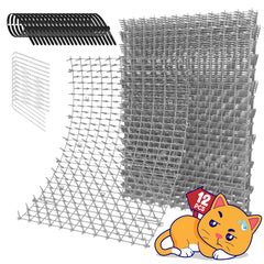 ohlela cat scat mat spikes close-up demonstrates humane deterrence in action.
