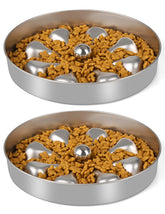 Oiwliur double-sided slow-feeder dog bowl promotes slower eating