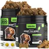 OKKÖBI hemp calming chews duck-pack ready for quick anxiety support.