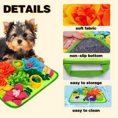 Oliumt Snuffle Mat for cats, encouraging scent work and foraging play.