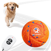 Ollapet Smart Ball chew-resistant shell up close, showcasing durable design for aggressive chewers.