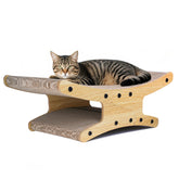 Olurrsia Reversible Cat Scratcher Bed featuring a 22L surface ideal for large cats to stretch and scratch.