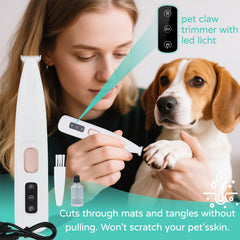 OMYGYM dog ear trimmer with ceramic blade delivering precise grooming