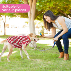 On The Roll knitted dog clothes with soft blended yarn for comfortable wear