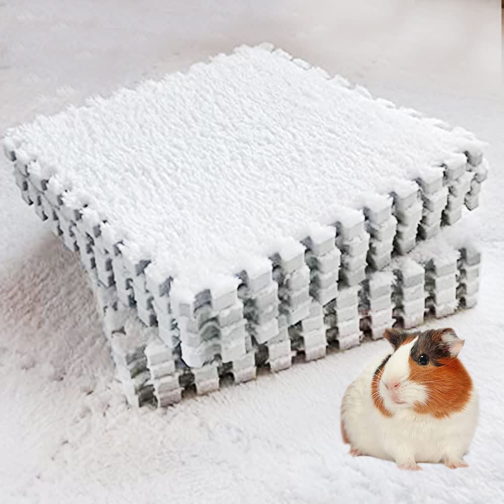 Oncpcare guinea pig pads 11x11 piece interlocking panel for easy cage coverage