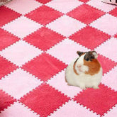 Oncpcare guinea pig pads in rose red provide a soft 11x11 surface for comfort.