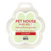 One Fur All Pet House Hollyberry wax melts pack-2 image shows two paw-shaped melts for long-lasting holiday fragrance