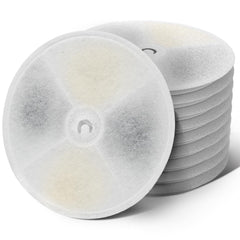 ONECUTE Upgraded Filter 3.0 round filter keeps cat water clean and fresh.