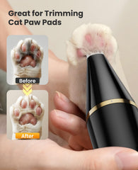 oneisall cordless cat clippers rechargeable for on-the-go grooming.