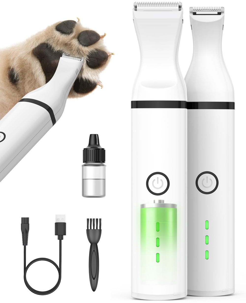 oneisall cordless dog paw trimmer front view for safe at home grooming