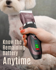 Oneisall rechargeable clipper with long-lasting battery supports extended grooming.