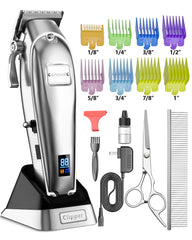 oneisall dog clippers assembly with metal blades for durable grooming on thick coats.