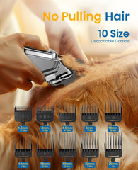 oneisall dog clippers cordless design for indoor and outdoor grooming.