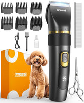 Oneisall dog clippers cordless for precise at-home grooming with mobility