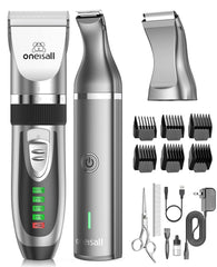 oneisall dog clippers with quiet operation enable stress-free grooming sessions.