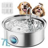 oneisall large dog fountain with 7L capacity offers ample hydration for big breeds