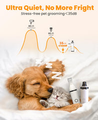 Oneisall LED lights illuminate the nail area for safer trimming
