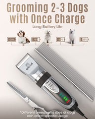 oneisall rechargeable battery clipper ready for long grooming sessions