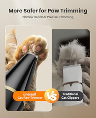 oneisall removable blade cat clippers for underwater cleaning.