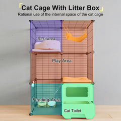 Oneluck cat playpen-assembly-easy-20-min: quick, tool-free setup for DIY enthusiasts