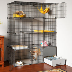 Oneluck drawer-design cage eases litter access without opening doors