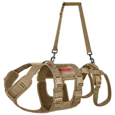 OneTigris breathable dog lift harness front view supports mobility for large dogs