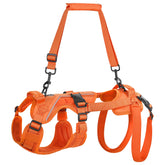 OneTigris Dog Lift Harness XXS front view demonstrates secure chest straps for small dogs.