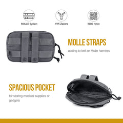 OneTigris main compartment with mesh pockets keeps essentials organized on the go.