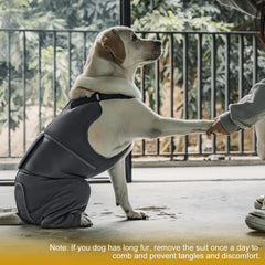OneTigris Recovery Suit dog zippered lick-cover supports secure wear and easy changes