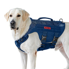 OneTigris Tactical Dog Harness front D-ring view for controlled training and walking.