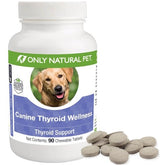 Only Natural Pet canine thyroid wellness pack-front, convenient daily supplement for energy support