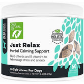 Only Natural Pet Just Relax bacon-flavored chews for dogs promote relaxed moments.