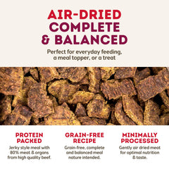 Only Natural Pet MaxMeat ingredients-beef-pumpkin-parsley highlights real meat protein with limited ingredients.