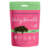 Onward Hound training treats soft-bison packaging closeup, premium ingredients for gentle digestion
