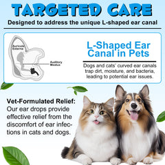 Onznoz cat/dog ear cleaner close-up showing debris removal.