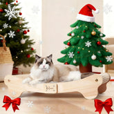 Oroonoko cat scratcher bed assembly setup shows easy, tool-free assembly for busy owners