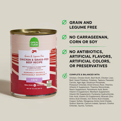 Open Farm pate's velvety texture invites dogs to savor as a complete meal.
