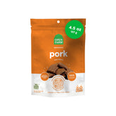 Open Farm cerdo deshidratado, snack proteico para perros, sabor natural