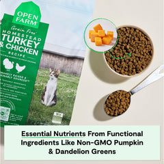 Open Farm traceability map image emphasizes ingredient origin and transparency.