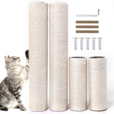 OSPNIEEK cat scratch post replacement four pole set renews a cat tree and protects furniture