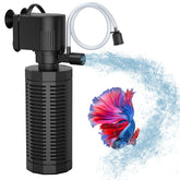 OQTTNEO aquarium internal filter with 360-degree bio-filter sponge for crystal-clear water